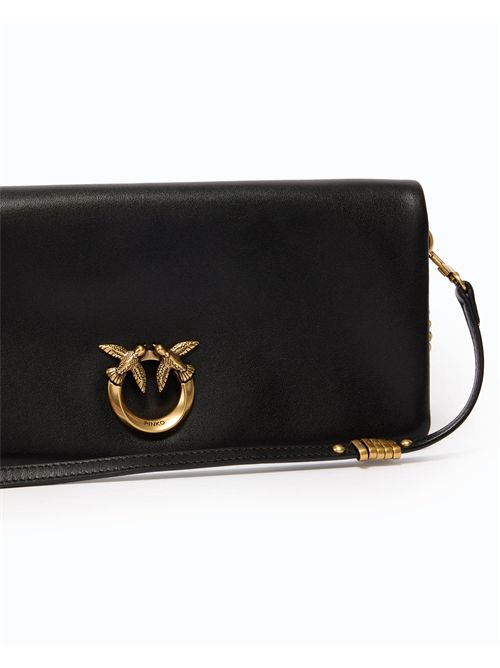 Pochette a tracolla media Love Bag Click Soft Horizontal in pelle PINKO | 106022A0QO/Z99Q